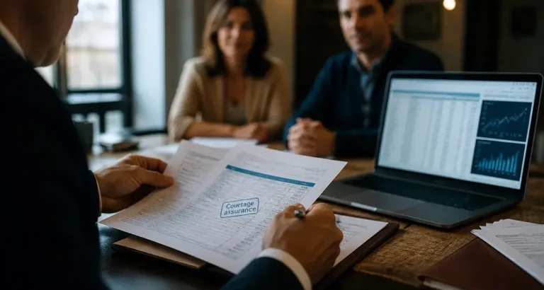Courtage définition : courtier en assurance, intermédiaire et dossiers de contrats