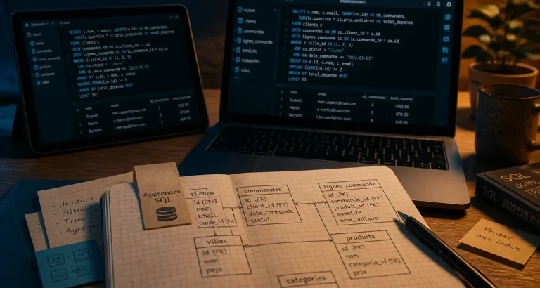 Formation sql gratuite pour maîtriser les requêtes SQL en ligne