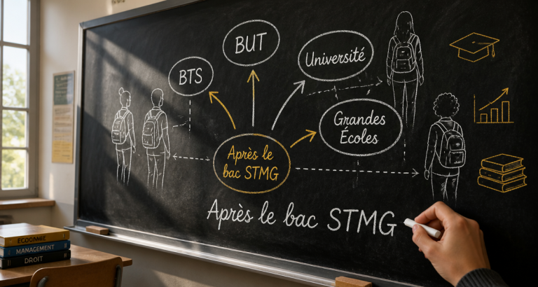 stmg débouché salle de classe orientation