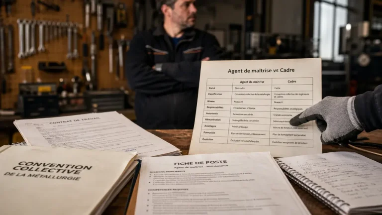 Agent de maitrise cadre ou non cadre : préavis et responsabilités au travail