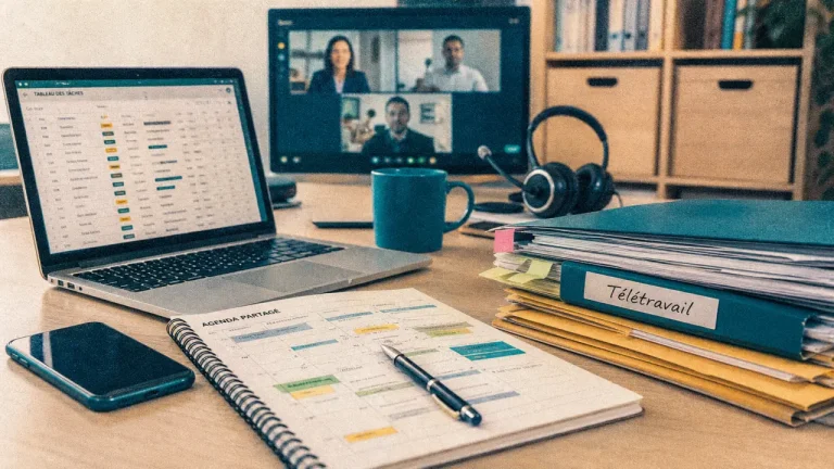 assistante teletravail en bureau : missions et salaires