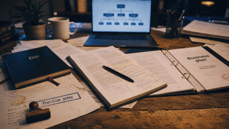 Comment créer une franchise : DIP et business plan, franchise prête