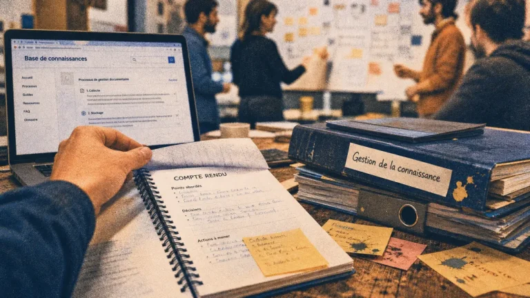 Données, informations, connaissances : la gestion de la connaissance pour éviter la perte de savoir La gestion de la connaissance : base de connaissances et documents