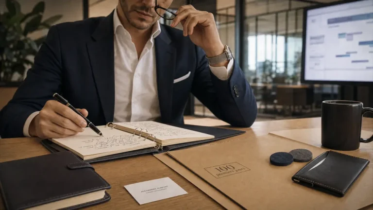 Prise de fonction : 100 premiers jours, notes et planification en bureau