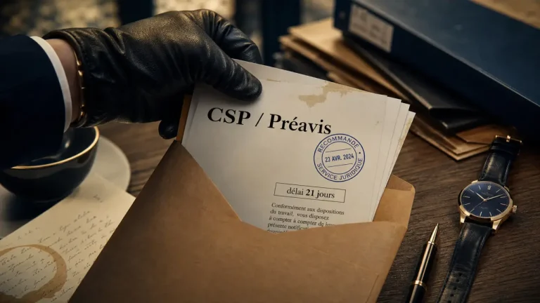 Refus csp et préavis : documents et délai de préavis