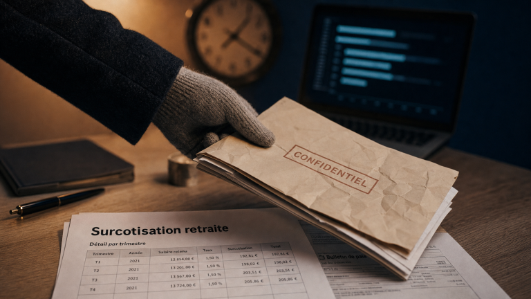 Surcotisation retraite temps partiel privé : dossier, trimestres et pension