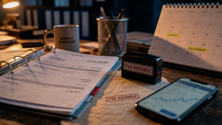 TVA exigible : factures, encaissement et calendrier de paiement