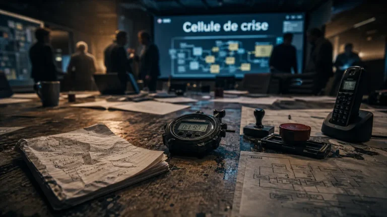 Gestion de crise en entreprise : cellule de crise et PCA