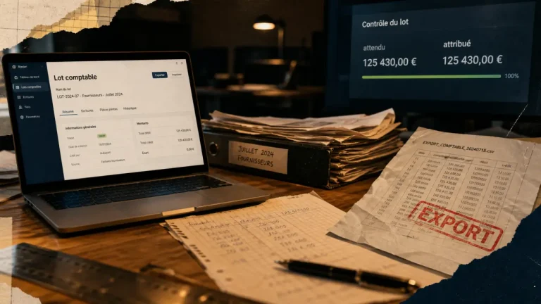 Intégration ERP FlexiBiz avec comptabilité : lot comptable et export CSV