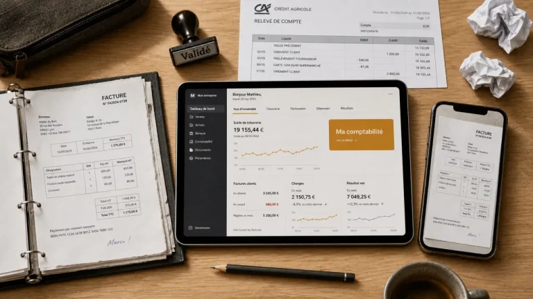 Ma comptabilité en ligne : tableau de bord, OCR et expert-comptable sans jargon Ma comptabilité en ligne : tableau de bord, OCR et expert-comptable, factures et relevés
