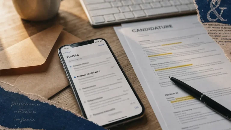 Relance mail candidature : timing 10-15 jours, boîte mail et dossier