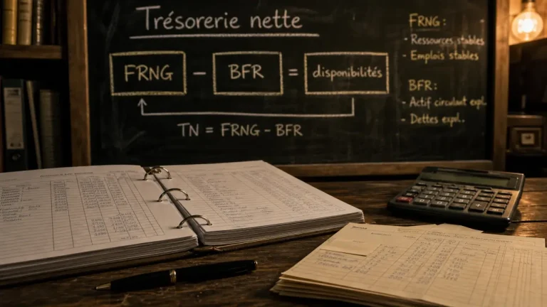 Trésorerie nette : FRNG, BFR et signaux d’alerte