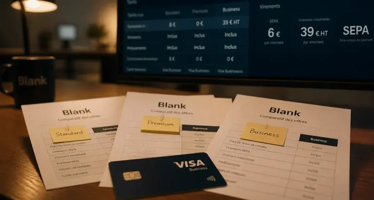 Blank compte pro prix : 6 à 39 € HT SEPA