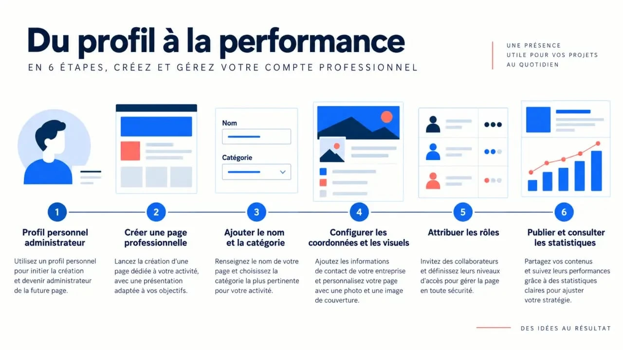 Compte pro Facebook : étapes de création et de configuration d’une page professionnelle