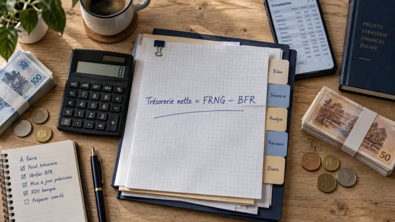 Trésorerie nette : deux calculs pour mesurer les liquidités et détecter une tension Trésorerie nette calcul : FRNG - BFR